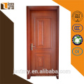 Trendy solid wood swing veneered safety solid wooden door design